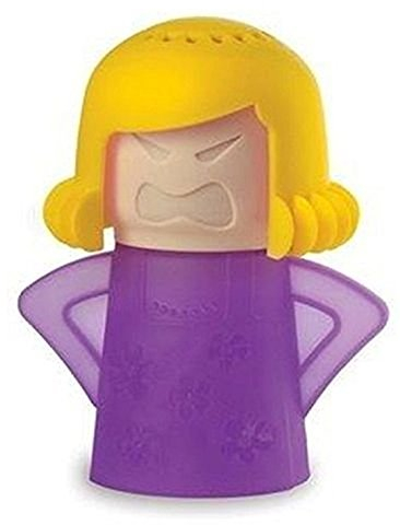Microwave Cleaner Angry Mama Oven Steam Cleaner Odor Absorber Easily Cleans The Crud in Minutes,Purple
