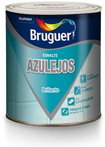 Bruguer Esmalte para Azulejos Brillante Azul Egeo 750 ml