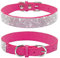 haoyueer Hundehalsband mit Strasssteinen, glitzernd, weiches Veloursleder, für Hunde und Katzen, Strass-Halsband für Haustiere, Hunde, Welpen