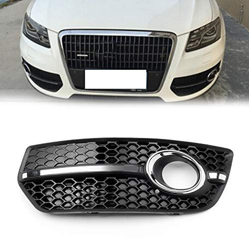 Artudatech griglia anteriore per auto, Lato sinistro anteriore inferiore fendinebbia griglia paraurti staffa fendinebbia griglia griglia per AU-DI Q5 2009 2010 2011