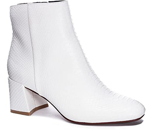 Chinese Laundry Women's DARIA Ankle Boot, White, 6 UK