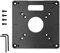 Router Piastra da Tavolo in Lega di Alluminio Inserto Piastra Router Tavolo per Panche Lavorazione Del Legno Trimmer Modelli Macchina per Incidere