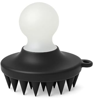 KÖ-HAIR Kopfhaut Massagekamm, stimuliert Haarwachstum und aktiviert Haarwurzeln, Shampoo Haarbürste für Peeling und Kopfhautmassage, Silikonkamm Pflege Haarwurzel