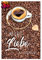 KE - 3D Effekt Geburtstagskarte, DIN B6 Format, inkl. Umschlag - Kreatives Design für Kaffeeliebhaber - Motiv: Kaffeebohnen