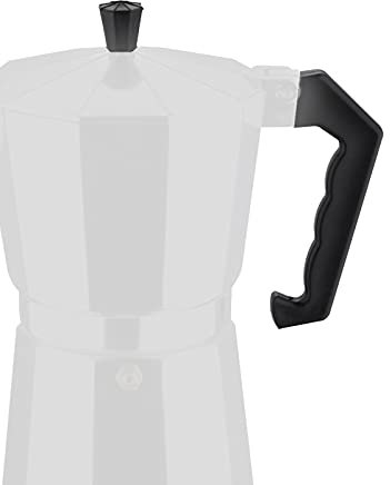 EUROXANTY Recambio para cafetera | Mango resistente al calor | Kit recambio de cafetera | Con tornillos | Mango universal | Fácil de instalar | 3 tazas
