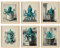 97 Decor Vintage-Oktopus-Dekor, Oktopus-Badezimmer-Dekor, nautische Oktopus-Wandkunst, Oktopus-Poster, Meeresmonster-Kunstwerk-Bilder für Heimdekoration (20,3 x 25,4 cm, ungerahmt)