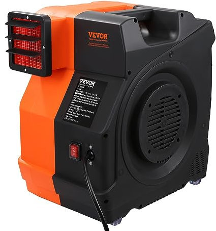 VEVOR Inflatable Blower, 1100W, 1.5 HP & 1.7 HP Bounce House Blower, Commercial-Grade Air Blower for Inflatables, Bouncy Castle Electric Blower Perfect for Bounce House, Waterslides, UL Listed