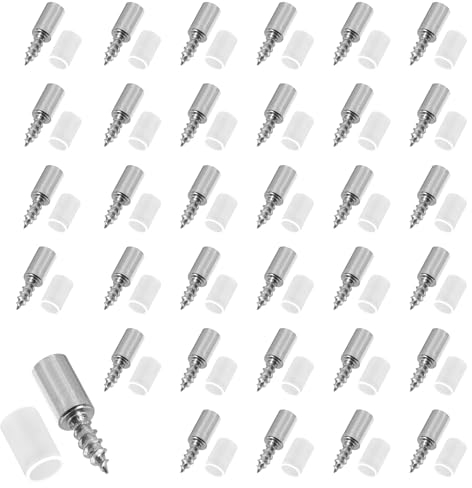 34 Pezzi Perni di Supporto per Mensole con Manicotto in Gomma.Supporti per Mensole Resistenti.Supporti dello Scaffale con Viti Autofilettanti, per Scaffali per Librerie, Armadietti e Mobili da Scarpe