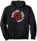 Keep Calm Emily is Here, lustiges Design mit Namen Grunge Rose Pullover Hoodie