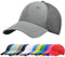 Baynetin Baseball Kappe Unisex Klassisch Verstellbar Atmungsaktive Sportlicher Sonnenschutz Basecap Atmungsaktive Masche Freizeit UV Baseballmütze (Grau)