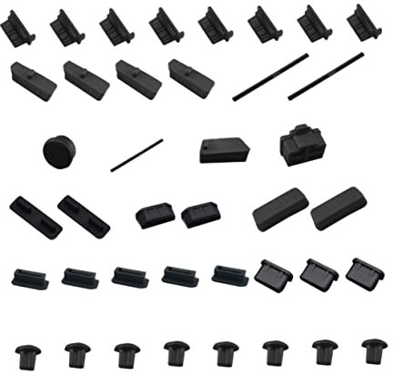 Homoyoyo 40stücke USB Staubschutzkappen Aus Reißfestem Silikon Computer Steckdosen Schutzstopper Für Pc Motherboard Verhindern Schmutz Flüssigkeiten Und Oxidation Einfache Handhabung