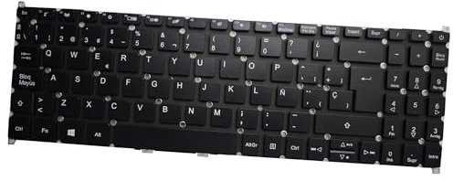 Teclado de Computadora Portátil Compatible para Acer Aspire 3 A315-42 A315-42G A315-54 A315-54G A315-55 A315-55G A315-22 A315-23 Español Sin Retroiluminación