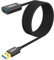 SUNGUY Cable Rallonge USB 3.0，3m Câble Extension Mâle A vers Femelle A 5Gbps Compatible avec Clé USB, Hub USB, Disque Dur Externe, Clavier, Souris, Imprimante, Webcam, Playstation, Xbox - Noir