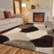 Super Soft Door Mat for Indoor Front or Back Door Use - Beautiful Abstract Design Luxury Heavy Rug for Kitchen - 60 x 110 cm- Pona Brown Beige Cream