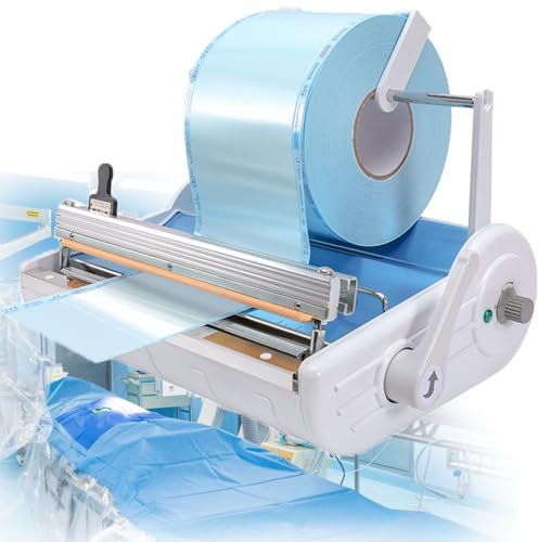 ylpddmm Stérilisation Machine d'emballage Machine,Thermosoudeuse Médicale,Machine d'emballage spéciale de scellage de Sacs de stérilisation avec Coupe-Sac