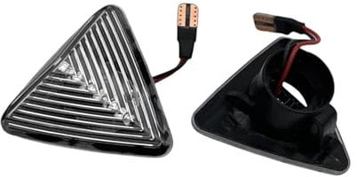SBBLINWU Spiegelblink Blinkerlampe Kompatibel Mit Mitsubishi Für Colt Für CZC CZ3 Z23 Z24 Z25 Z33 Z34 Z3 2004–2012 Dynamische Seitenmarkierungsleuchte Blinker-Blinkerlampe(Crystal Type)