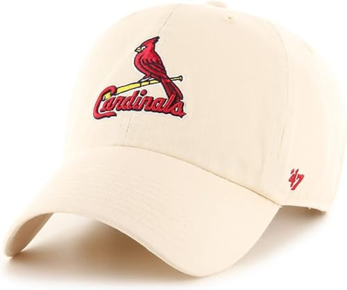 47 Brand MLB Baseballkappe, natürliches Primär-Logo, verstellbar, Einheitsgröße für Erwachsene