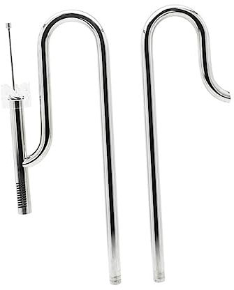 Milisten Eau d'aquarium Pompe à Eau réservoir cruche filtrante Poisson Piscine Aquariums Pipe de lys boîte Filtre Aquarium fonctionnalité Fontaine Tuyau Entrée Sortie Eau Silver