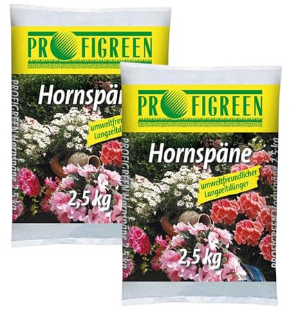 Blumixx Hornspäne 5 kg – Organischer Langzeitdünger mit 14 % Stickstoff – Naturdünger für Garten, Hochbeet, Gemüse & Zierpflanzen – Ganzjährig anwendbar