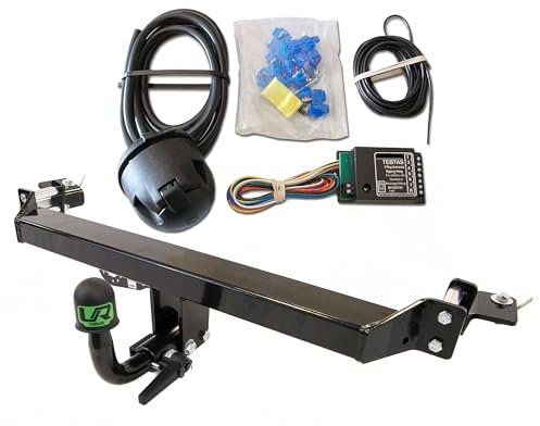 UmbraRimorchi Horizontale abnehmbare Anhängerkupplung + 7-polige Elektrosatz, kompatibel mit Toyota RAV4 II 05/2000-12/2005