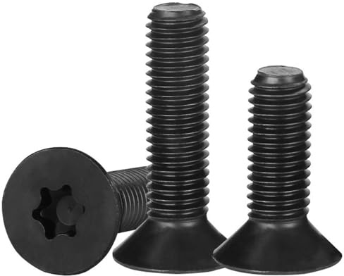 HZXINYI 5 Pezzi Viti a Testa Svasata M8 x 35mm Vite Torx Bullone a Macchina in Acciaio Inox 304 Viti a Testa Piatta Filettatura Completa per Macchine Utensili e Mobili