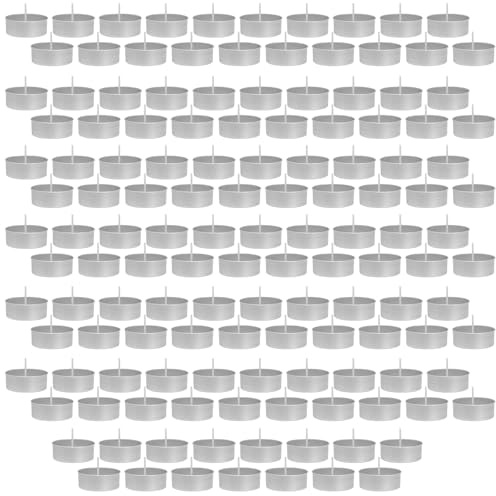 135 Stück Gläser für Kerzen Gießen Befüllen,Teelichthalter Glas 3.8×1.4cm | Wiederverwendbare Weißblech-Kerzenbehälter,Teelichter DIY Kerzen Set für Hochzeitsdeko Tischdeko Geburtstag Wohnzimmer