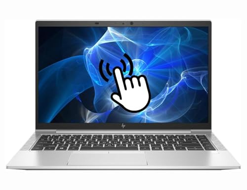 HP EliteBook 840 G8 Touchscreen Laptop, 14 FHD Business Notebook, Intel Core i5-1145G7, 16GB RAM, 512GB SSD, US QWERTY Tastatur, Windows 11 Pro (Generalüberholt)