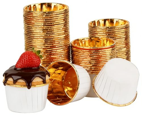 Foil Cupcake Cases, 150PCS Cup Cake Cases