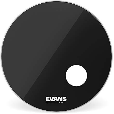 Evans EQ3 Black 24 BD24RB Bass Drum Reso