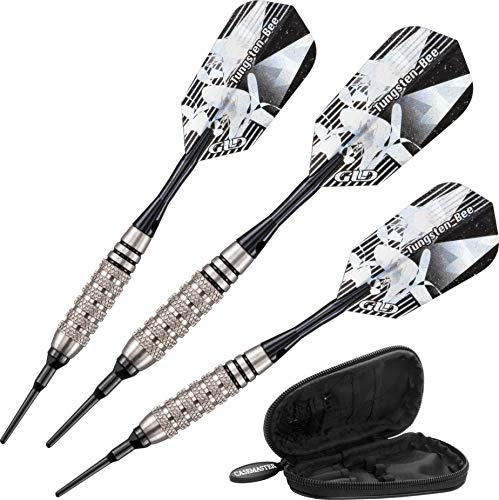 Viper Bee 80% Tungsten Soft Tip Darts with Casemaster Storage/Travel Case, 18 Grams