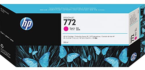 HP 772 Magenta, Original Druckerpatrone | Tinte für DesignJet Z5200, 300 ml (CN629A)