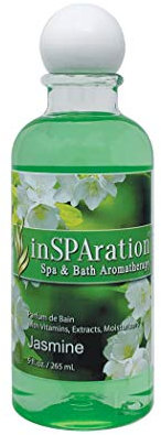 inSPAration Spa and Bath Aromatherapy 119X Spa Liquid, 9-Ounce, Jasmine