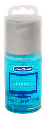 Techlink 511005 - Kit de Limpieza para Ordenador (Líquido, LCD/TFT/Plasma, Azul)