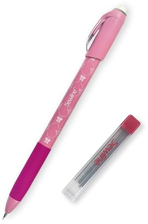 Sewline Fabric Pencil Black Ceramic (.09mm Graphite Quntity 1 Pen with 3 Refills)