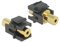 Delock Keystone Modul Klinkenbuchse 3,5 mm 4 Pin > Klinkenbuchse 3,5 mm 4 Pin vergoldet schwarz