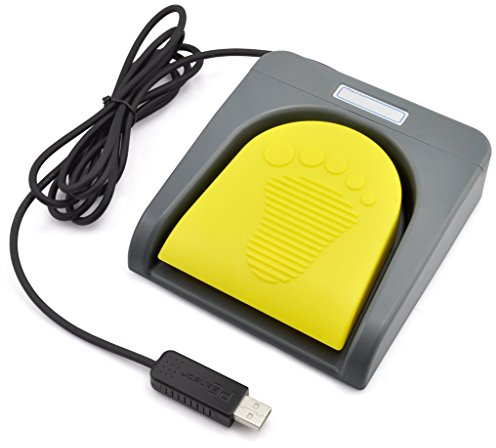 iKKEGOL USB Single Foot Switch Control One Key Customized Computer Keyboard Action Pedal HID