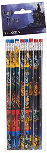 Unique Party 59069 Harry Potter Matite, Multicolore, Confezione da 8 pezzi