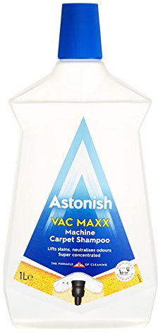 Astonish Vac Maxx Electric Machine Carpet Shampoo 1 Litre (Six Bottles)