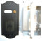 ALUBOX Citofono Pulsantiera Ottone vernicIata GHISA PLS1 GH 50PLS1GH incasso