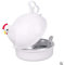 Mikrowellen Eierkocher Huhn Form Ei Wilderer Mikrowelle Dampfkessel Dampfer Eierkocher Ei-kocher Frühstücksei Mikrowellenhuhn Eier Kochen Küchenhelfer Kochutensilien 13.3 × 15.7 × 15.7cm Für 4 Eier