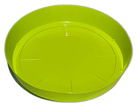 Erhard-Trading Untersetzer Valencia Tropfschale Untertopf Kunststoff ?12 cm Limette