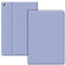VAGHVEO Funda para iPad 9.7 Pulgadas 2017/2018, iPad Air/Air 2 Smart Case a Prueba de Golpes [Auto-Sueño/Estela], Flexible Suave TPU Cubierta Trasera Cover Protectora para iPad 5/6th, Morado Claro