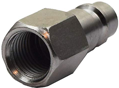 Agora-Tec Druckluft Stecker für Schnell Kupplung Werkstatt Kompressor auf 1/4 Zoll IG