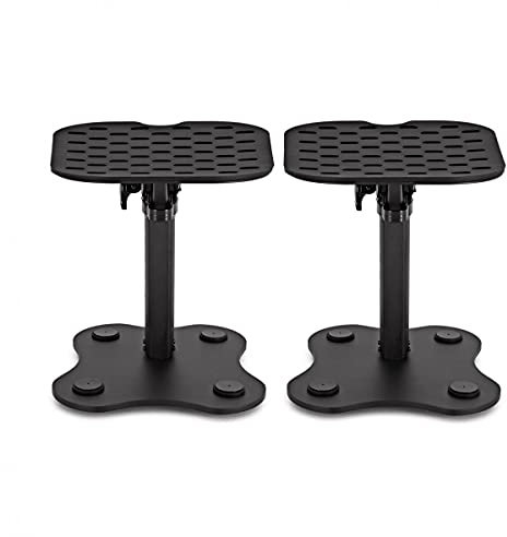 Tilting Studio Monitor Stands by Gear4music - Height Adjustable