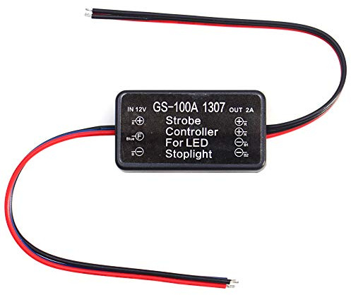 Veicolo Auto GS-100A 1307 LED Freno Stop Light Strobe Flash Modulo Controller AP per luce stop lampeggiante Freno Strobe