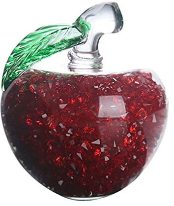 Zerodeko 1pc Apple Decanter Stopper Wine Saver Decanter Stoppers Crystal Globe Wine Stopper Crystal Decanter Stopper Whiskey Bottle Red Glass Sealing Machine Good Looking