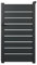 BillyOh Pedestrian Decorative Aluminium Gate Madrid Outdoor Privacy Metal Safety Garden Gate with Lock (100cm x 176cm)