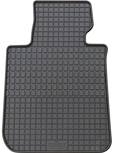 PETEX Passform Fahrer Gummimatte Premium 1-TLG schwarz