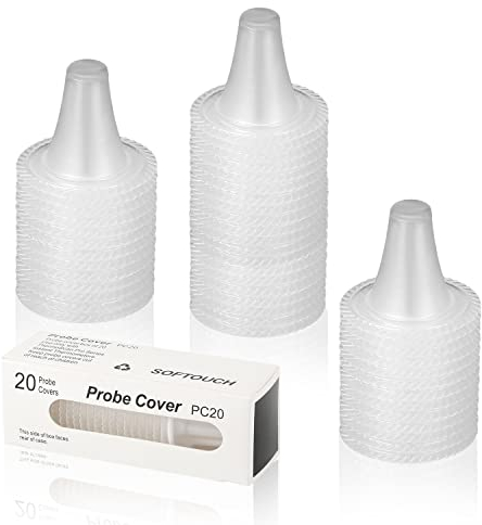 200 Stück Schutzkappen für Ohrthermometer, Einweg Sondenabdeckung Fieberthermometer Thermometer Probe Cover für Braun Thermometer Modelle Thermometer Digitales Thermometer