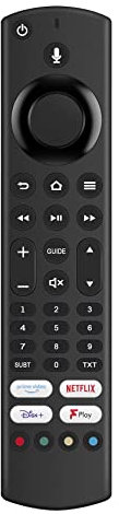 AULCMEET Replacement Voice Remote Control fit for Ferguson LED Smart TV F4020AFR/NO30107-001599-001 F3220FR F4020AFR F4320AFR F3220AFR TCL 55CF630K